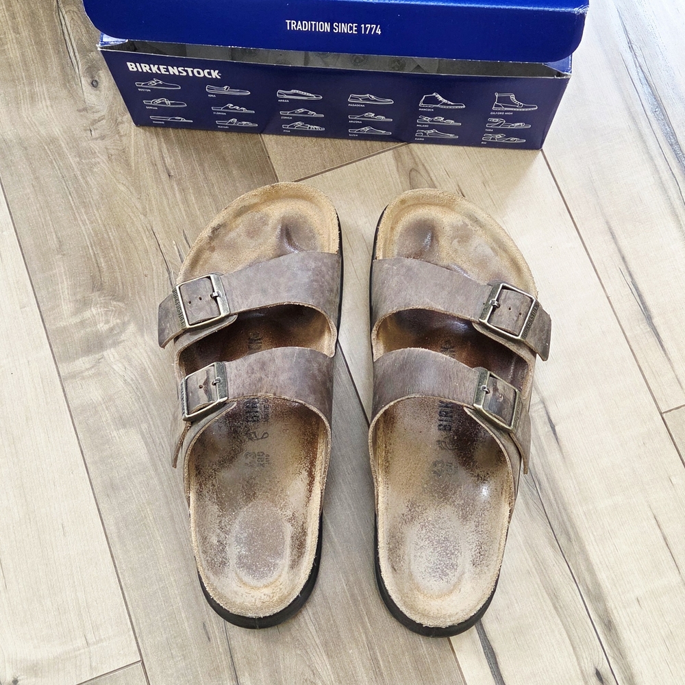 Birkenstock Brown Double Strap Sandals
